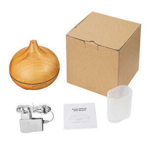 300ml Ultrasonic Air Humidifier Aroma Diffuser Wood EWM8540E